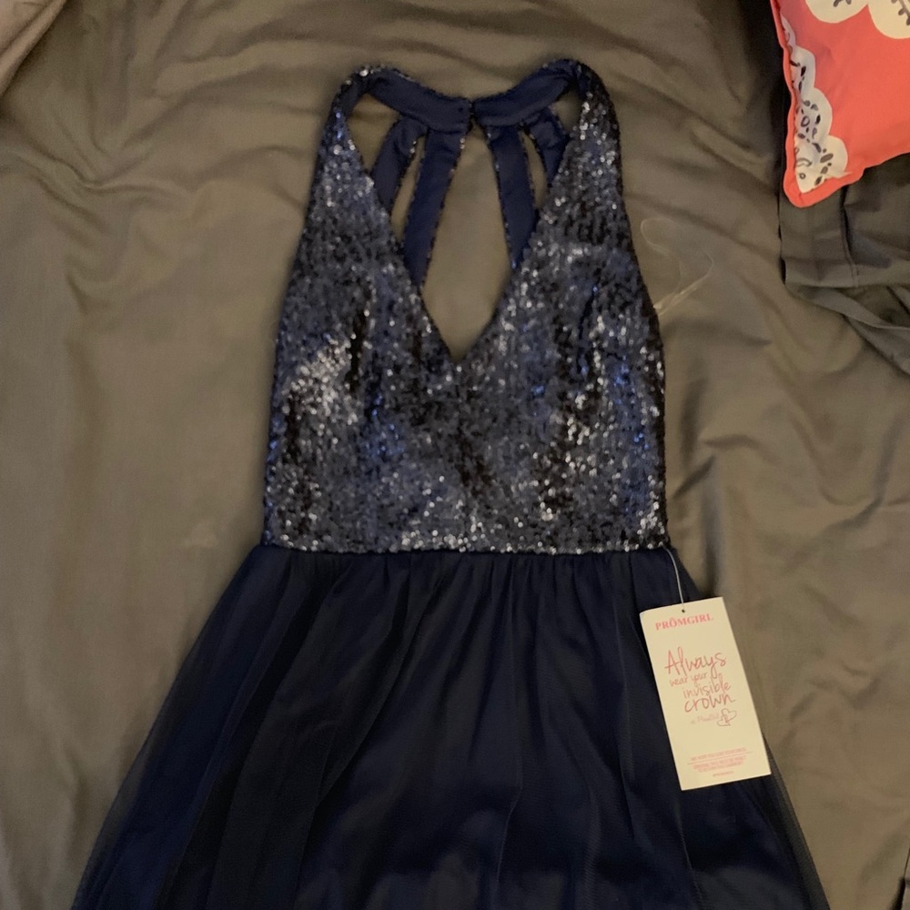 Navy blue dress